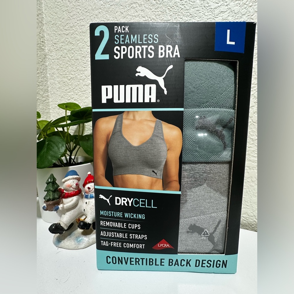 2Pack  Puma Seamless Sports Bra
